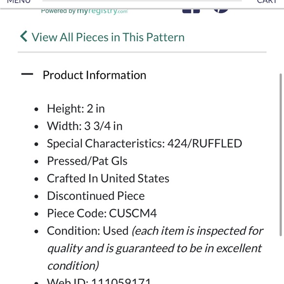 Vintage Fire King Copper Tint Custard Cups Pair Ruffled - Picture 6 of 6